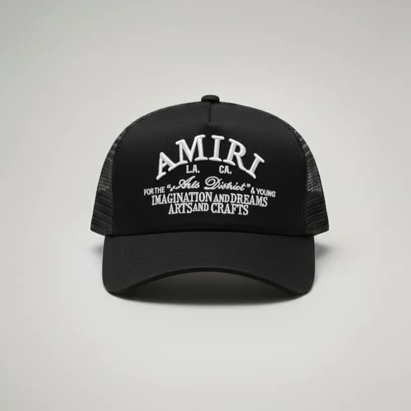 محصول AMIRI Cap 2 مشکی – نمای جلو