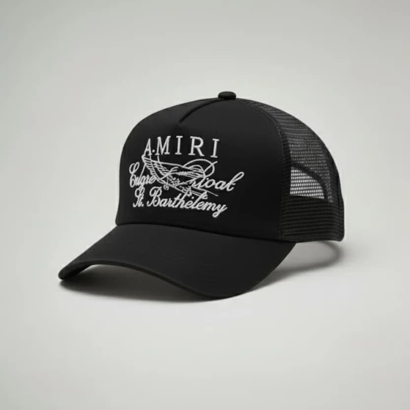 محصول AMIRI Cap St Barth مشکی – نمای بغل