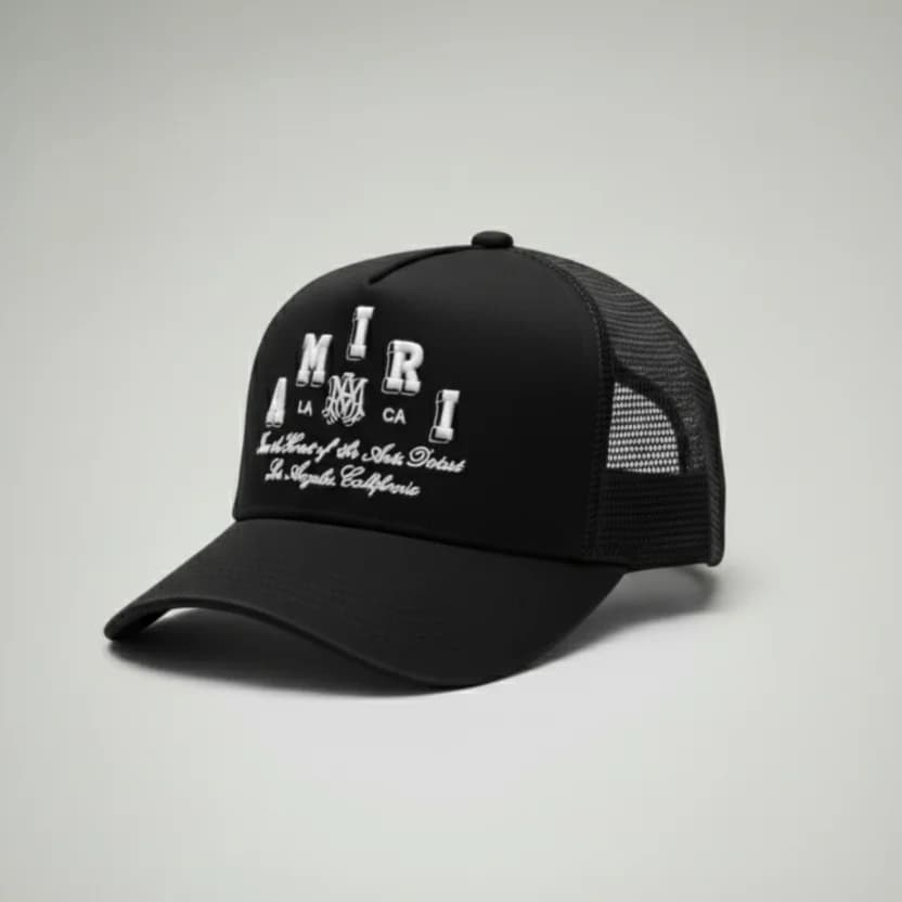 محصول Amiri Cap مشکی – نمای زاویه