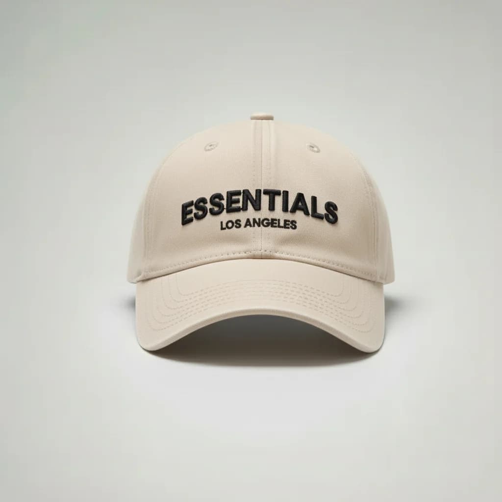 محصول Essentials Cap بژ – نمای جلو