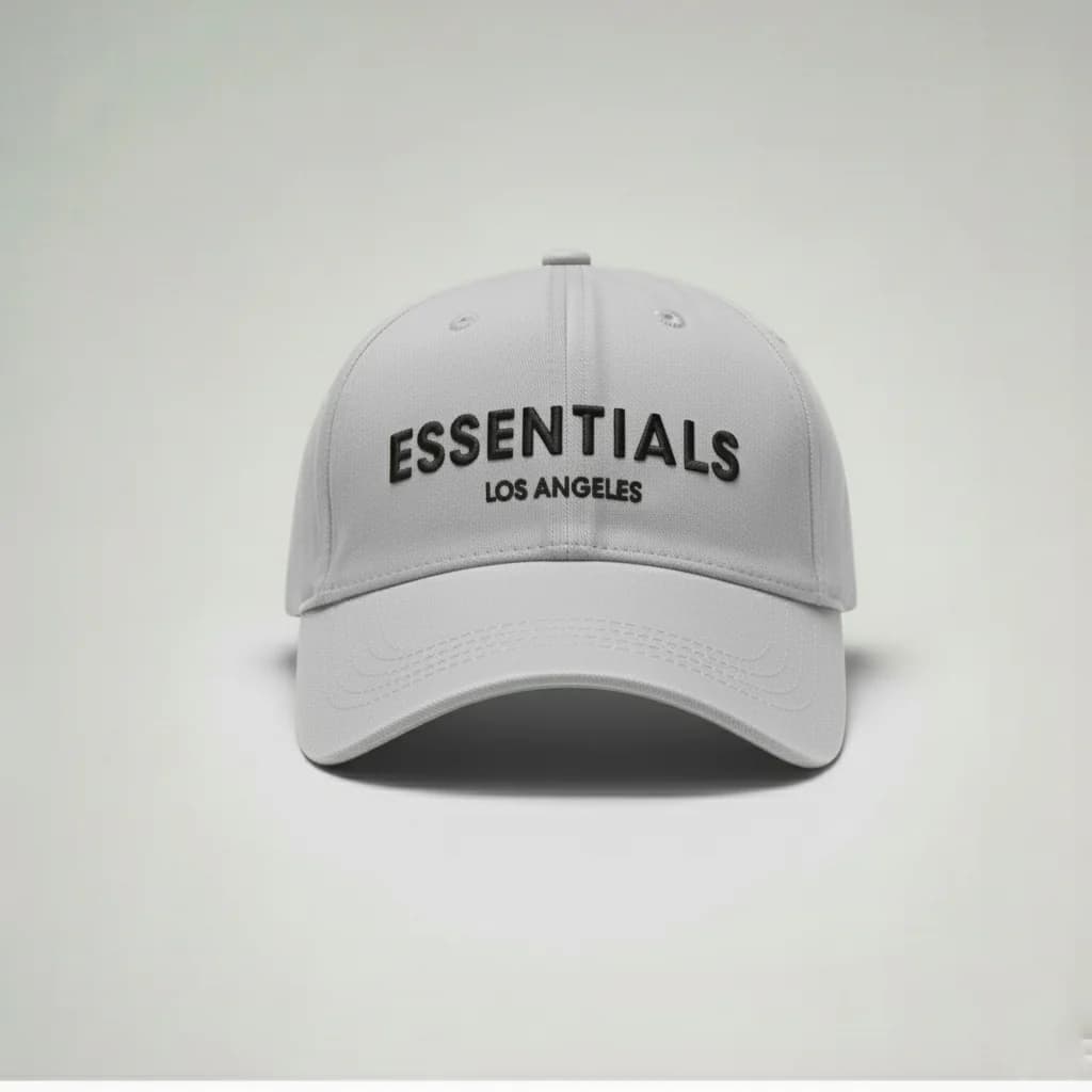 محصول Essentials Cap سفید – نمای جلو