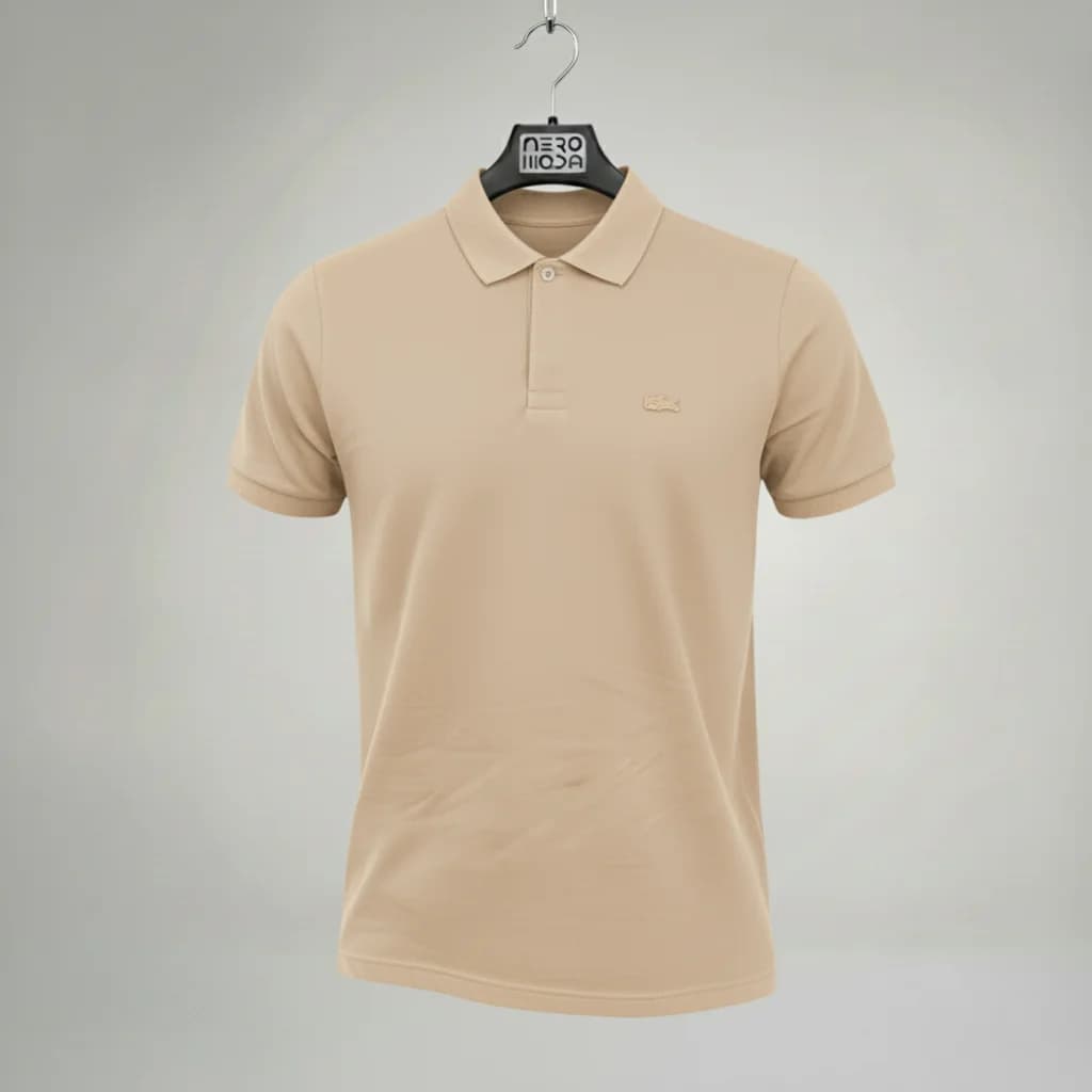 محصول Lacoste Polo 01 1 بژ – نمای جلو