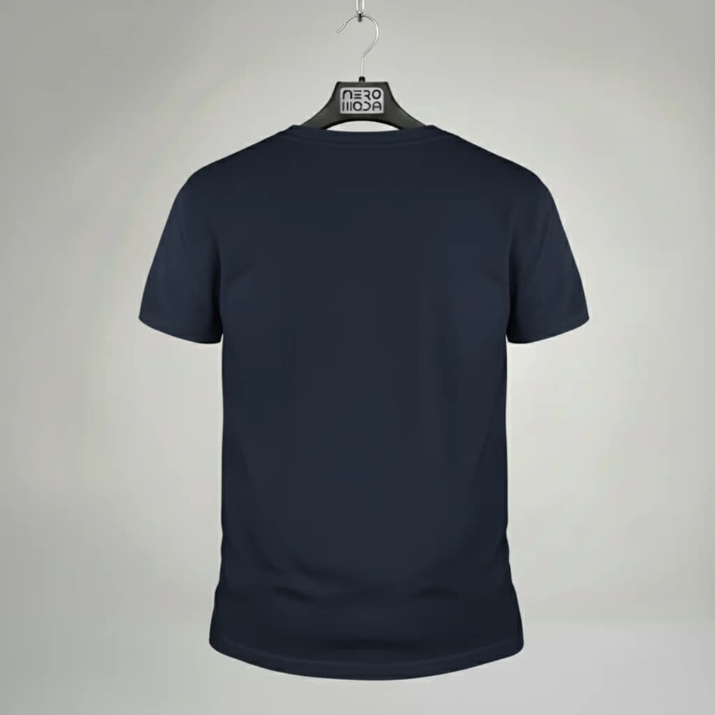 تی‌شرت Lacoste lightblue – نمای پشت