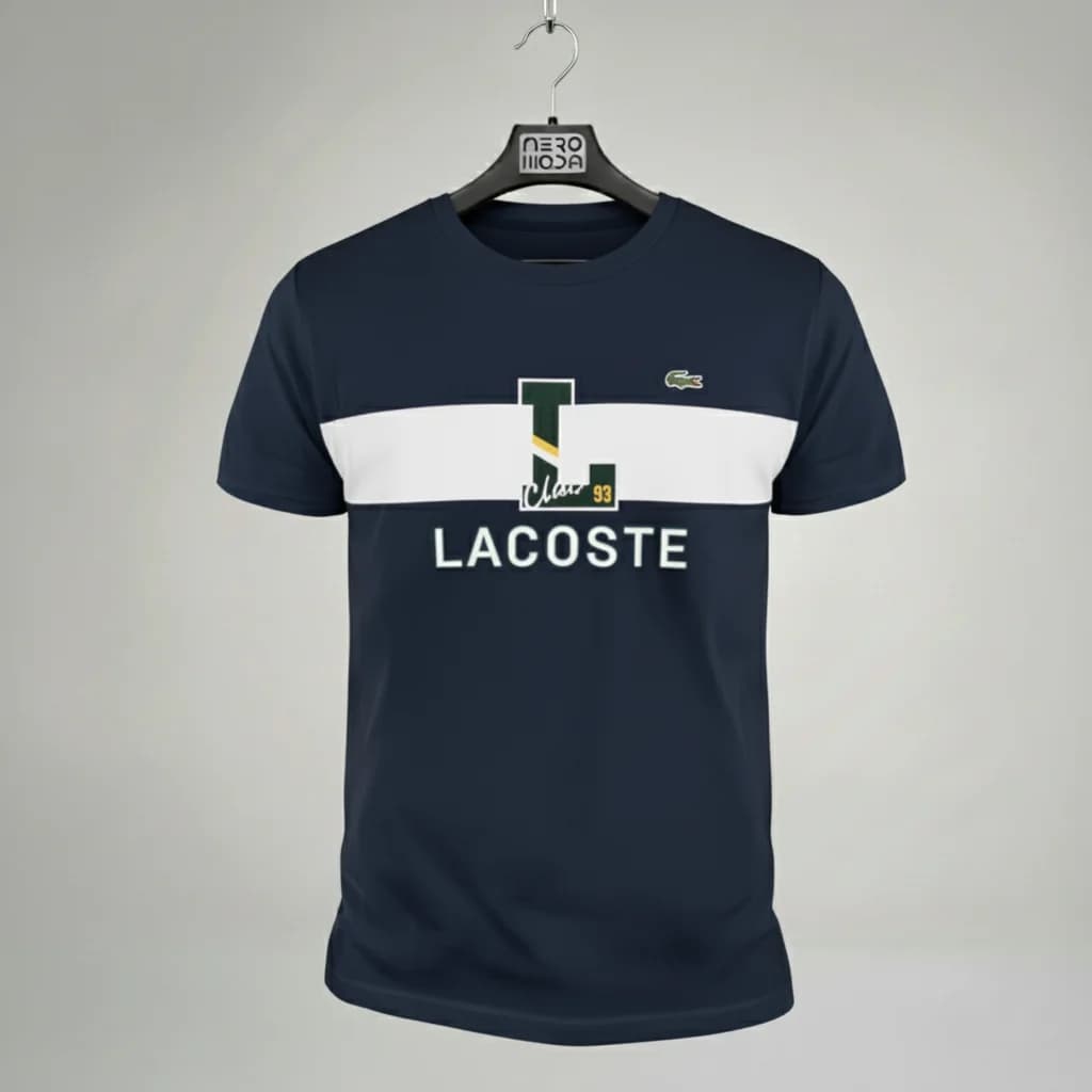 تی‌شرت Lacoste سفید – نمای جلو