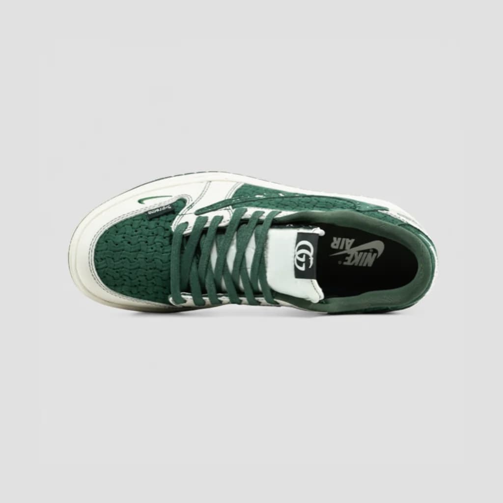 کتانی Nike Jordan 1 Low Green White 2