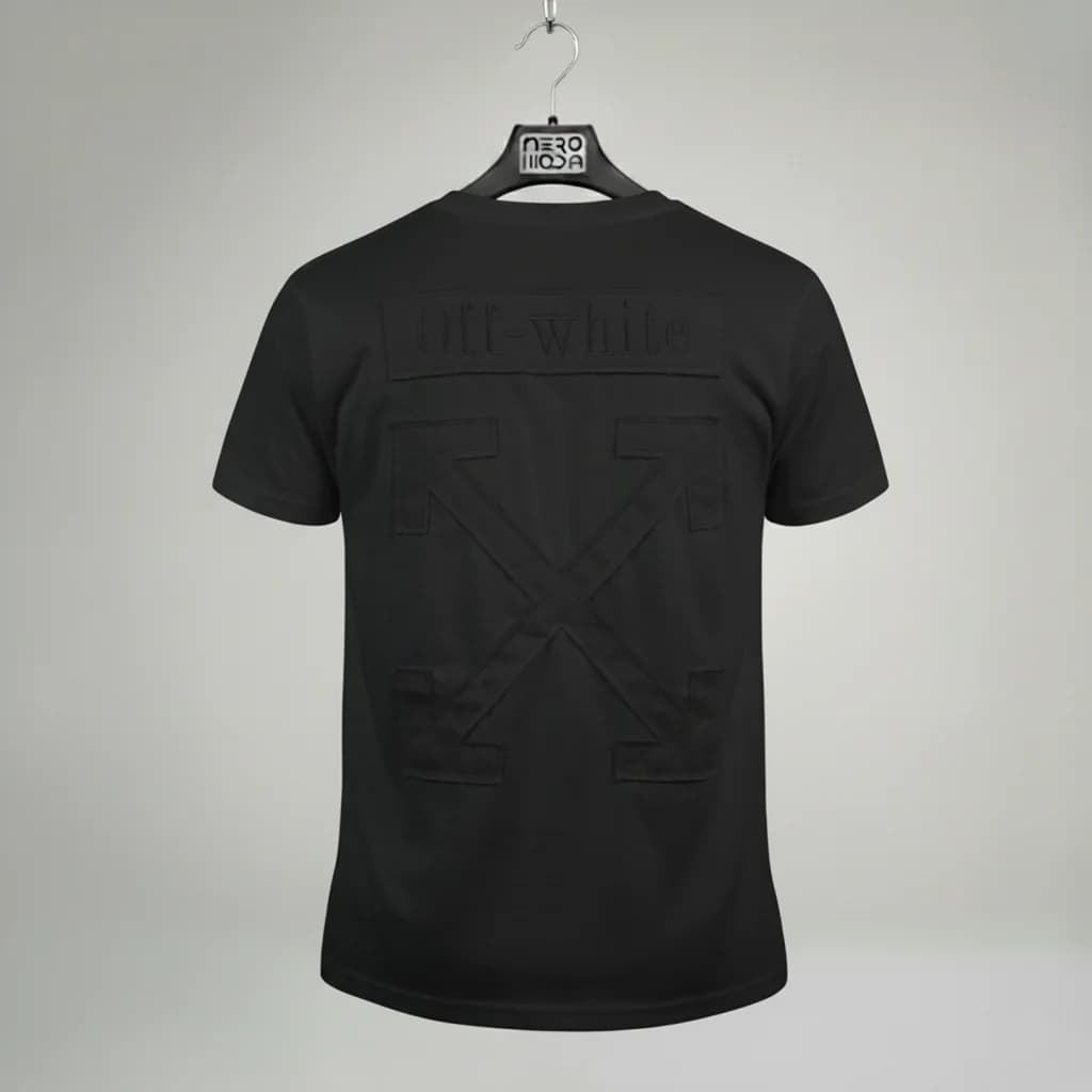 تی‌شرت OffWhite 2 مشکی – نمای پشت