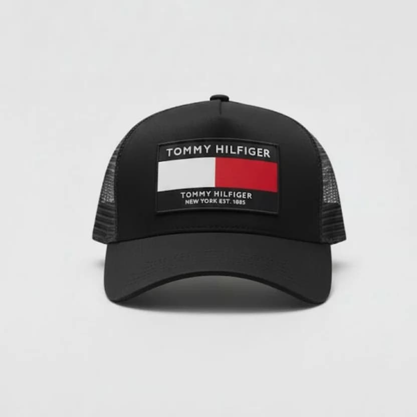 محصول TommyHilfiger Flag Cap مشکی – نمای جلو