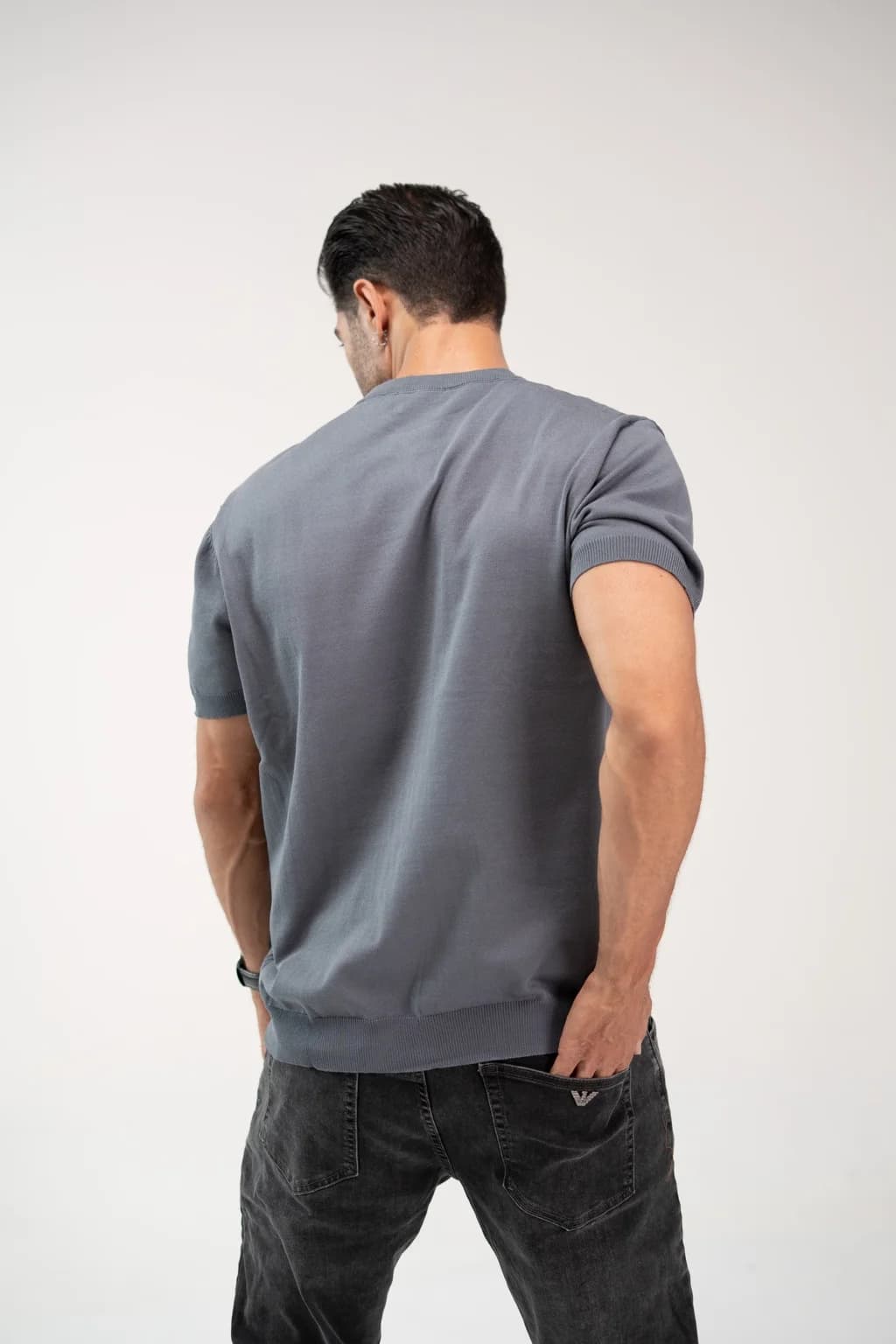 تی‌شرت Neromoda Back On Model طوسی
