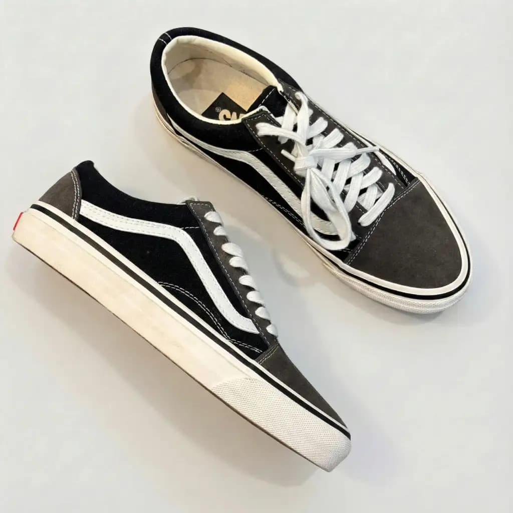 محصول Vans Old Skool Black White View 2
