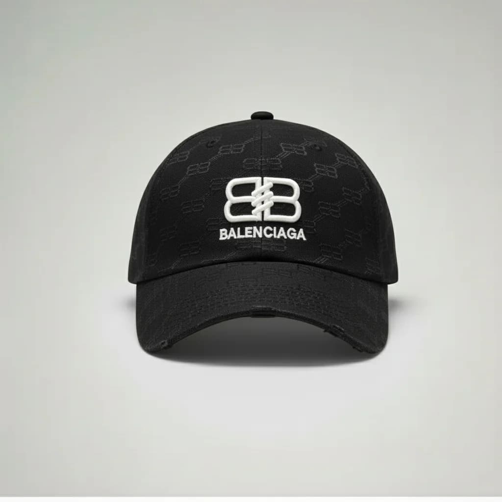 محصول Balenciaga Cap مشکی – نمای جلو