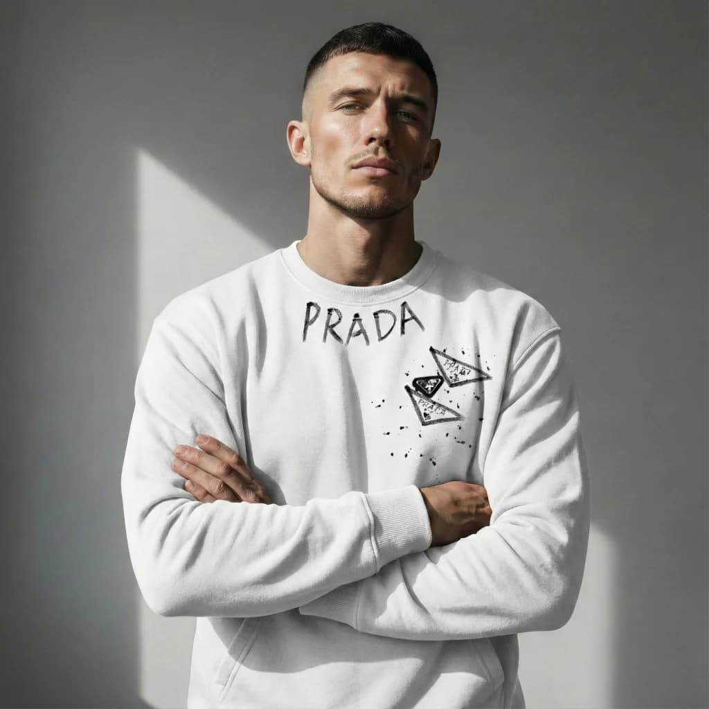 دورس پرادا مردانه مشکی دورس پنبه (Prada)