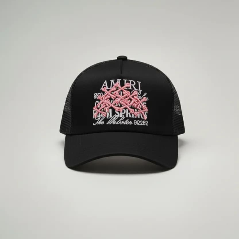 محصول AMIRI Cap مشکی – نمای جلو