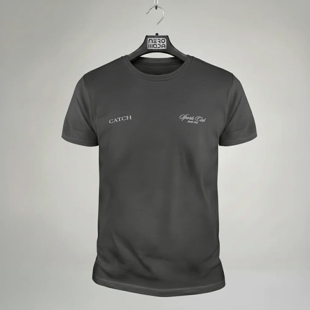 تیشرت Catch Dark Gray – نمای پشت