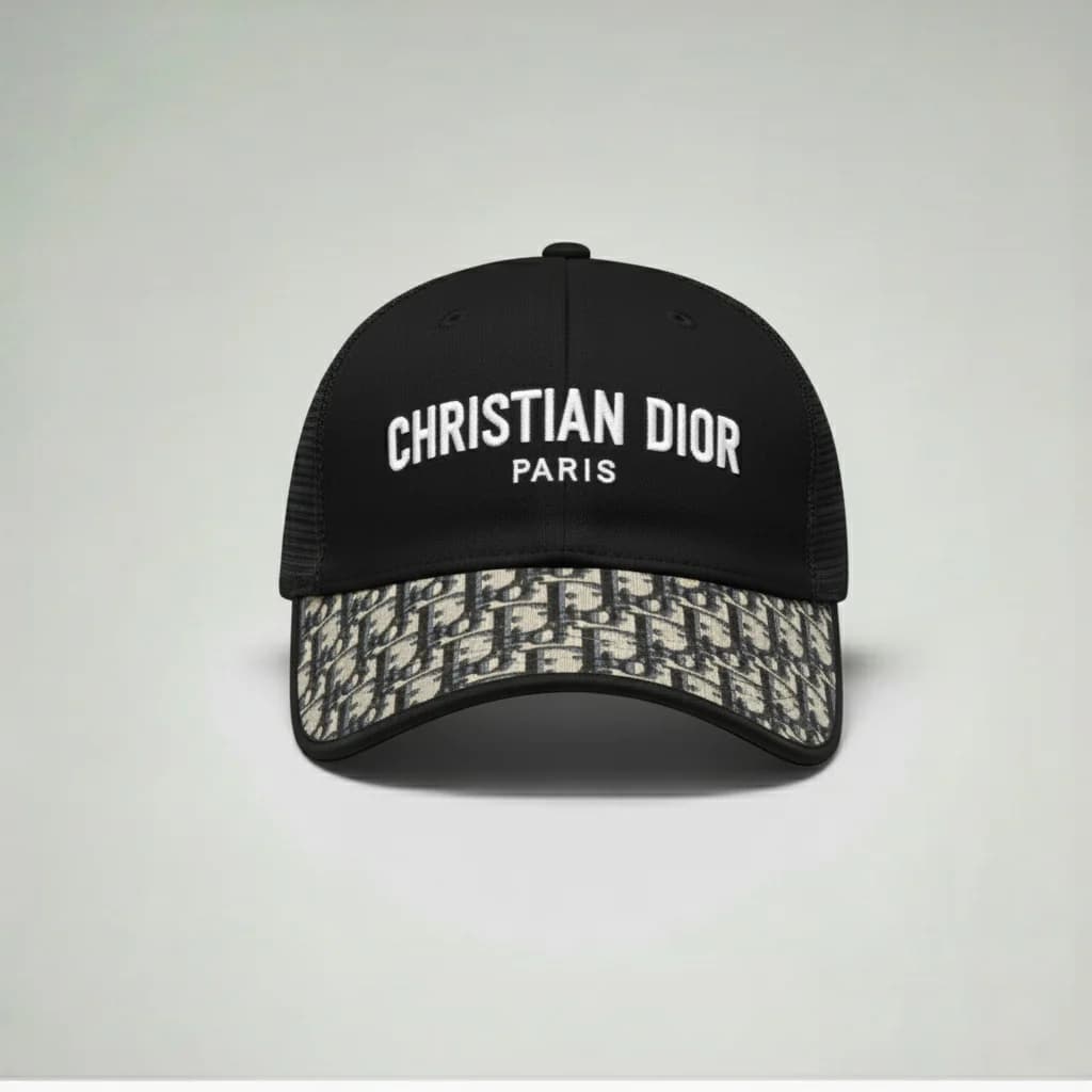 محصول Dior Cap Classic مشکی – نمای جلو