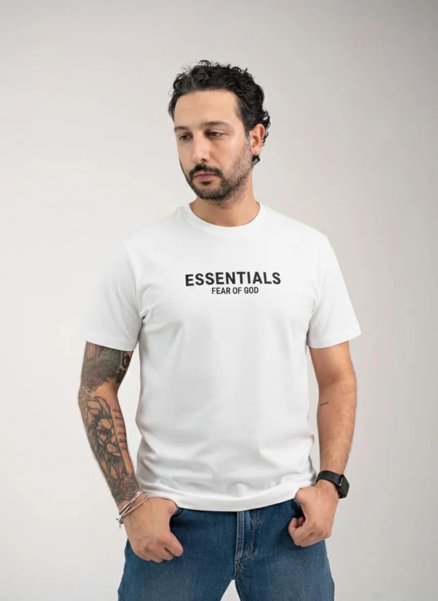 محصول Essentials Fear of God WEBP مشکی – نمای پشت