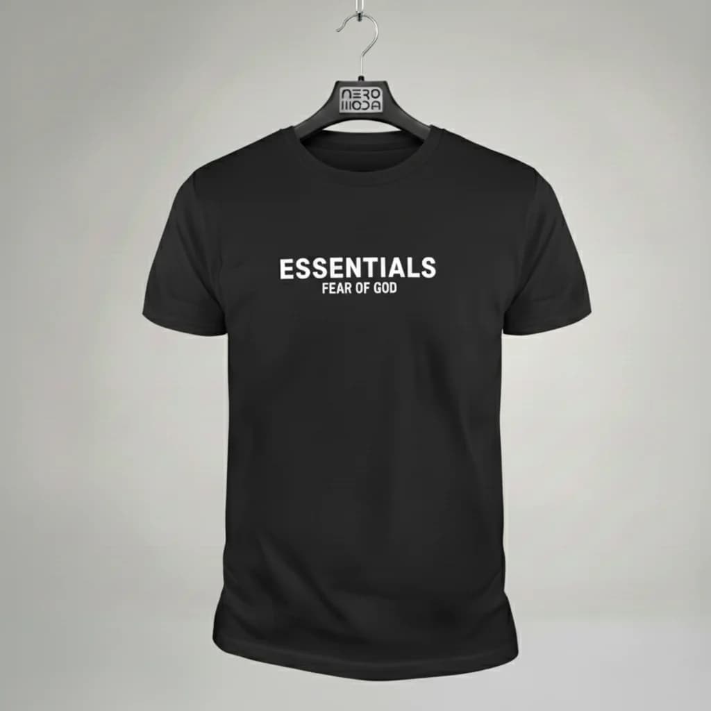 محصول Essentials Fear of God WEBP مشکی – نمای جلو