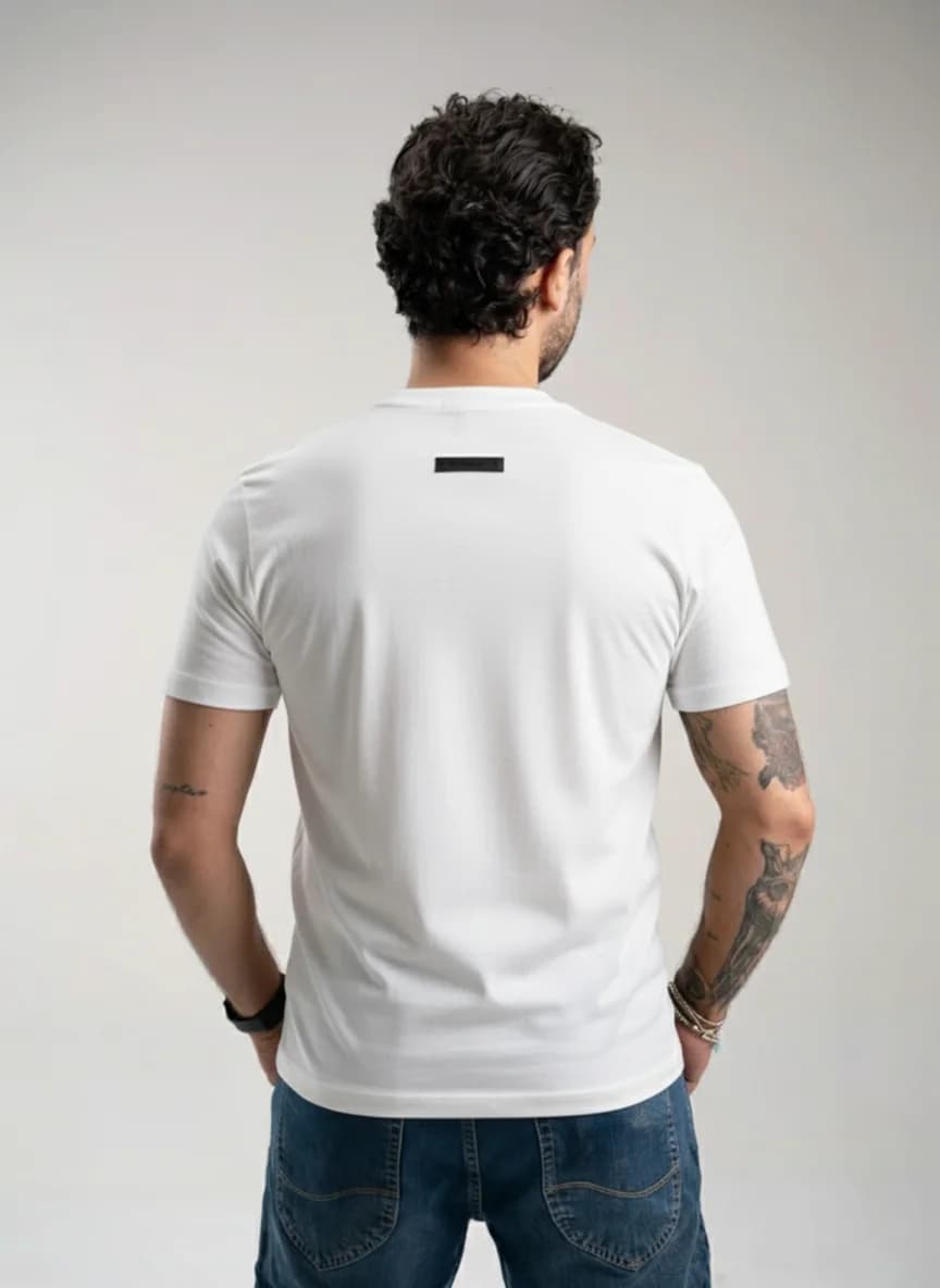 محصول Essentials Fear of God WEBP سفید – نمای پشت