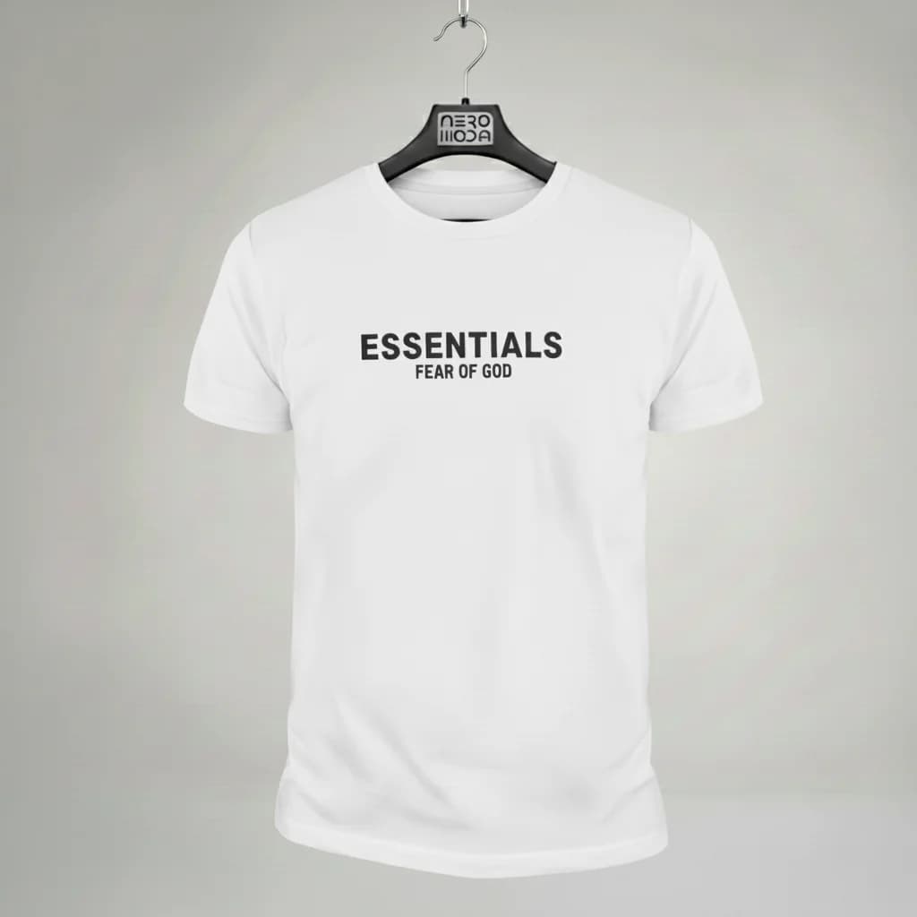 محصول Essentials Fear of God WEBP سفید – نمای جلو