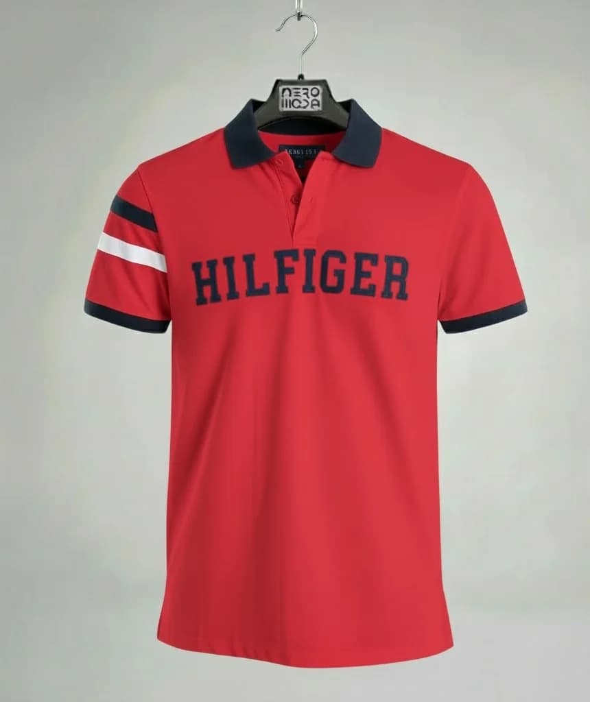 محصول Hilfiger Polo بژ – نمای جلو