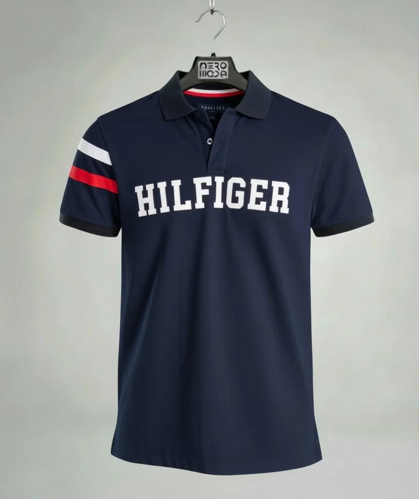 محصول Hilfiger Polo سفید – نمای جلو