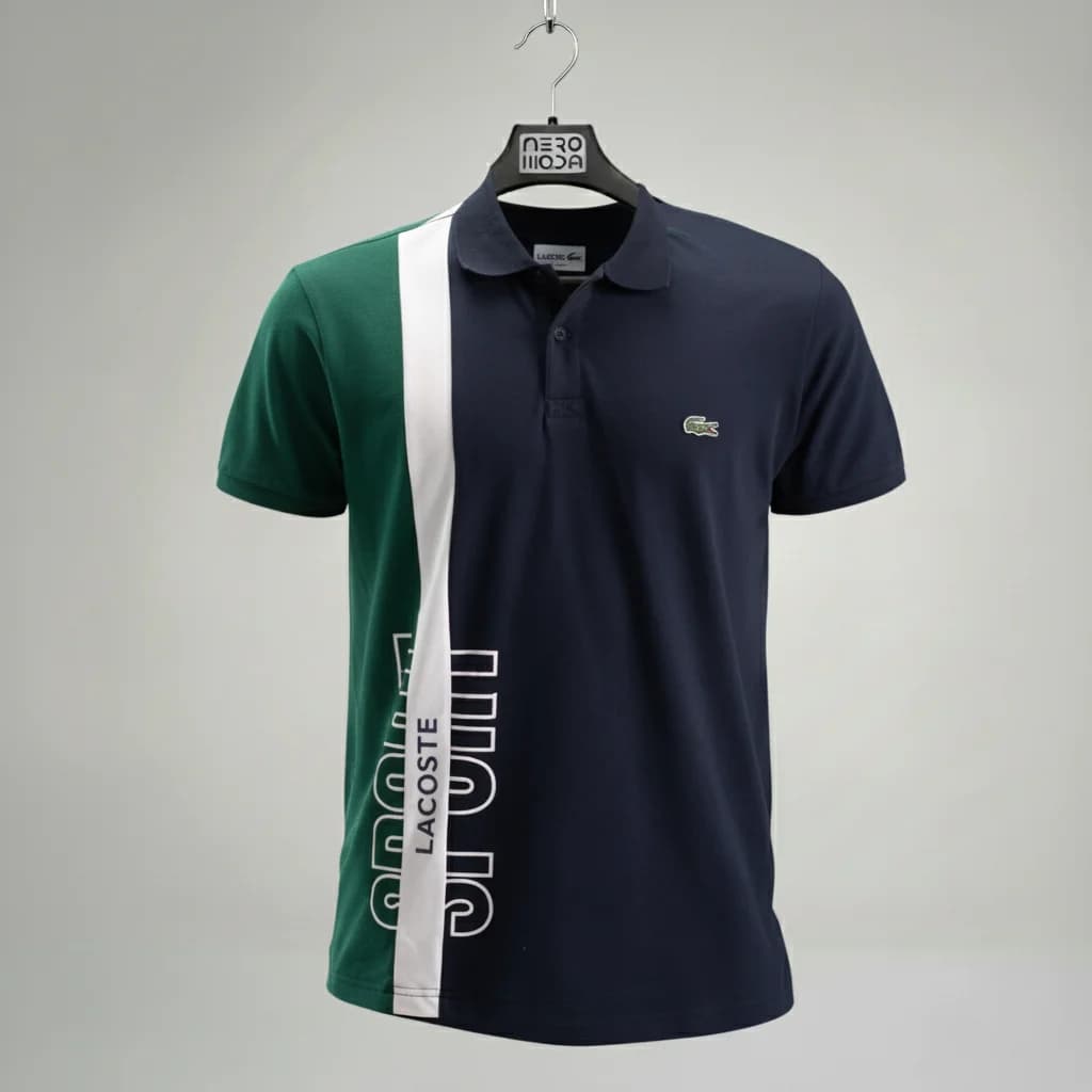 تیشرت Lacoste Navy Green – نمای جلو