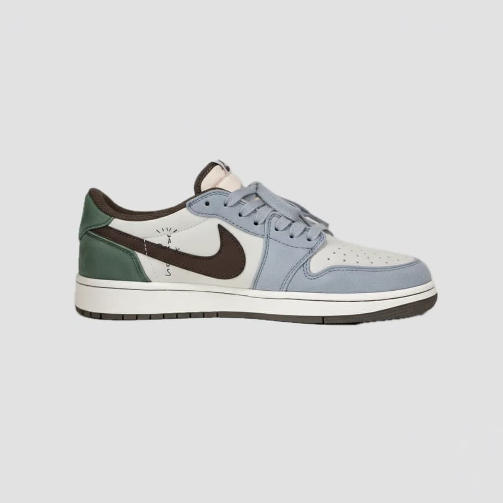 کتانی Nike Jordan 1 Low Brown Blue 3