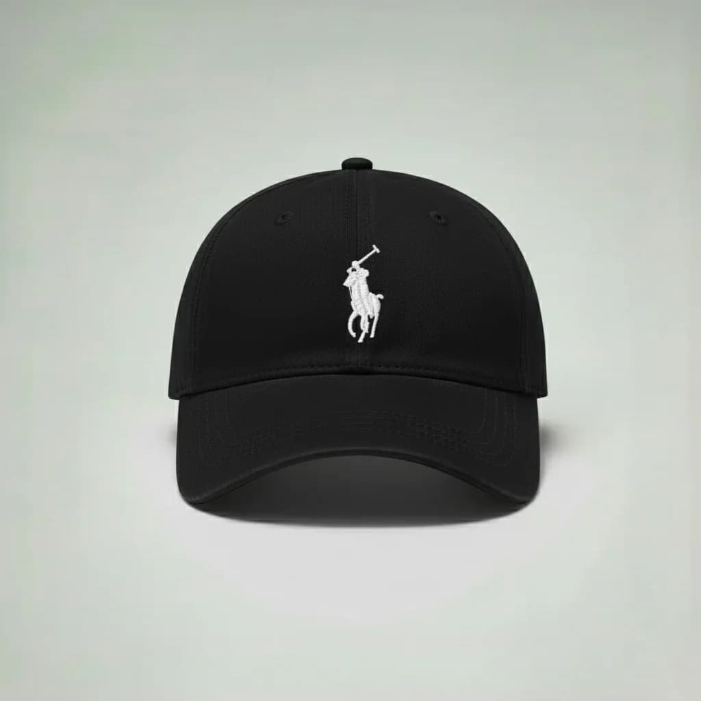 محصول Polo Cap مشکی – نمای جلو