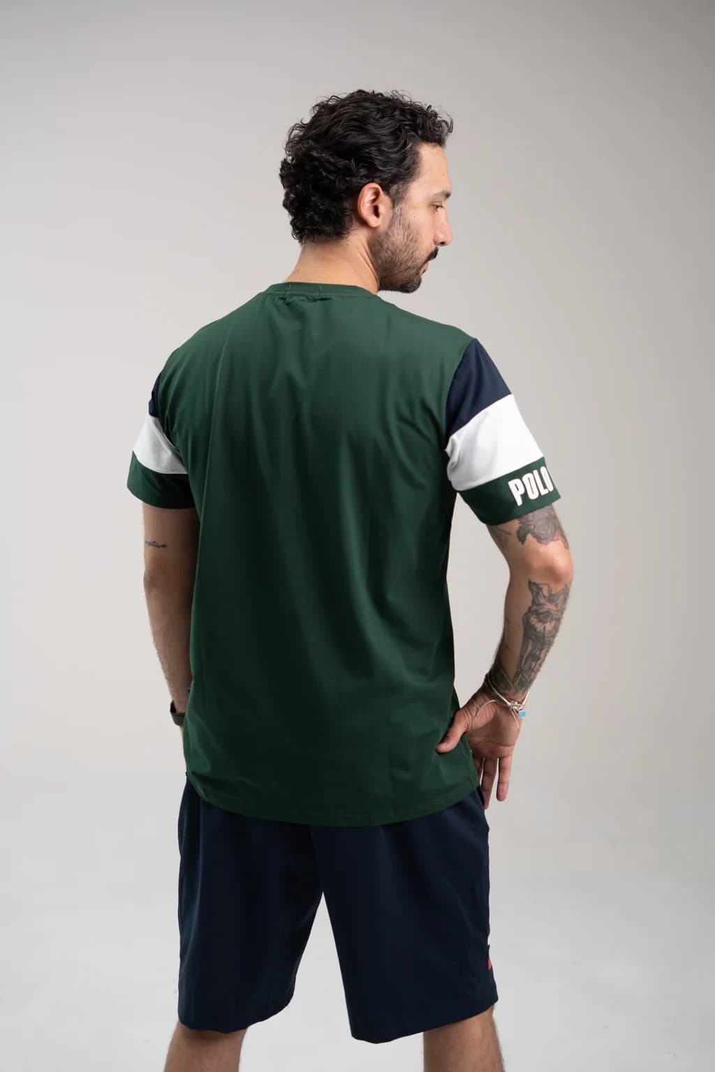 تیشرت Polo copy سبز – نمای پشت