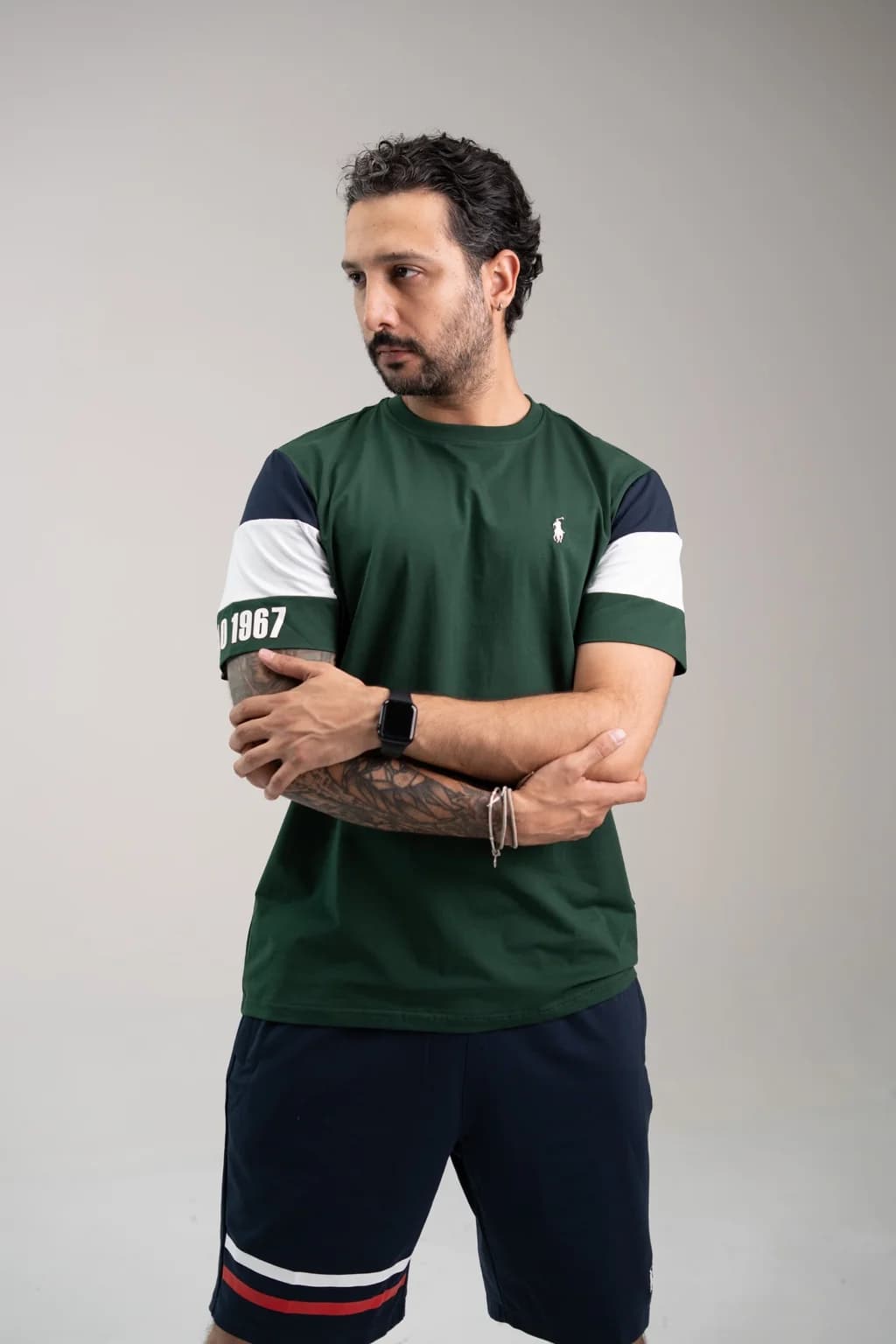 تیشرت Polo copy سفید – نمای پشت