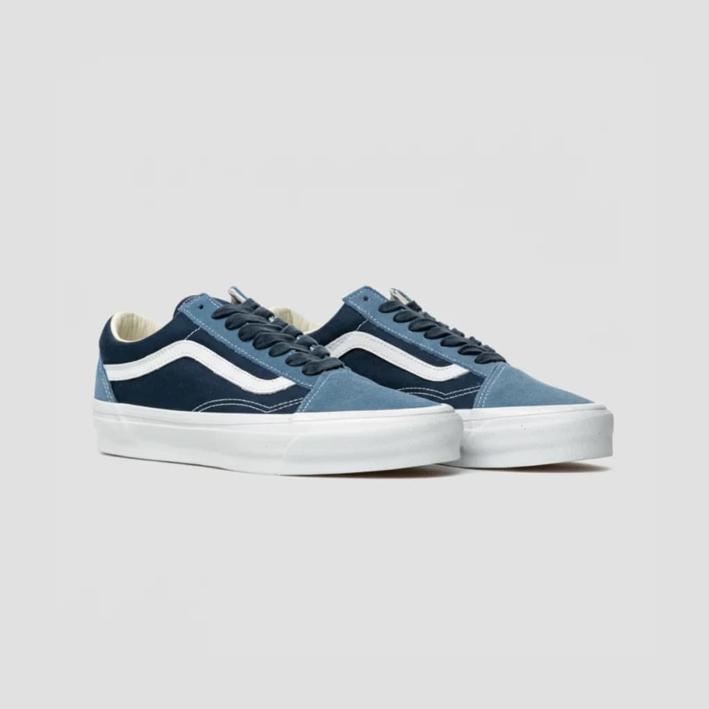 محصول Vans Old Skool Blue White Quarter – نمای زاویه