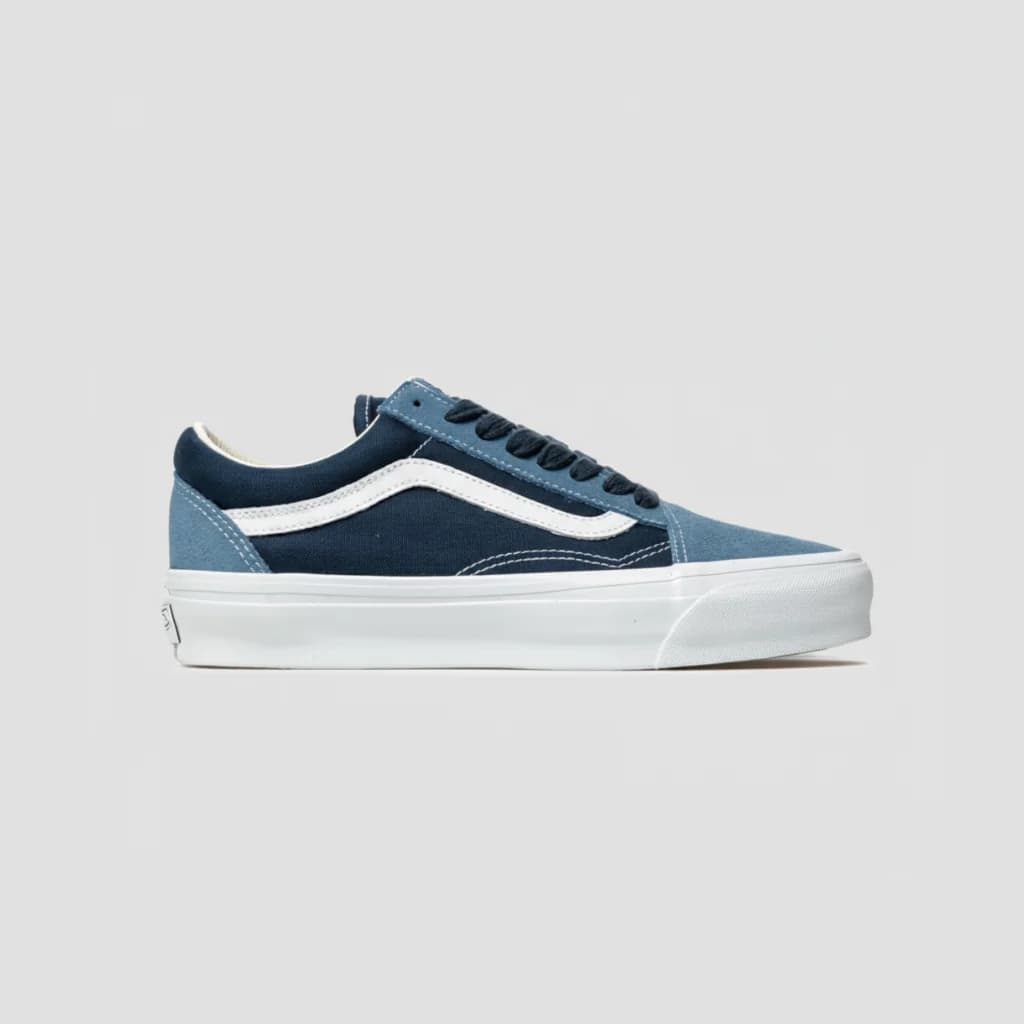 محصول Vans Old Skool Blue White Left – نمای بغل
