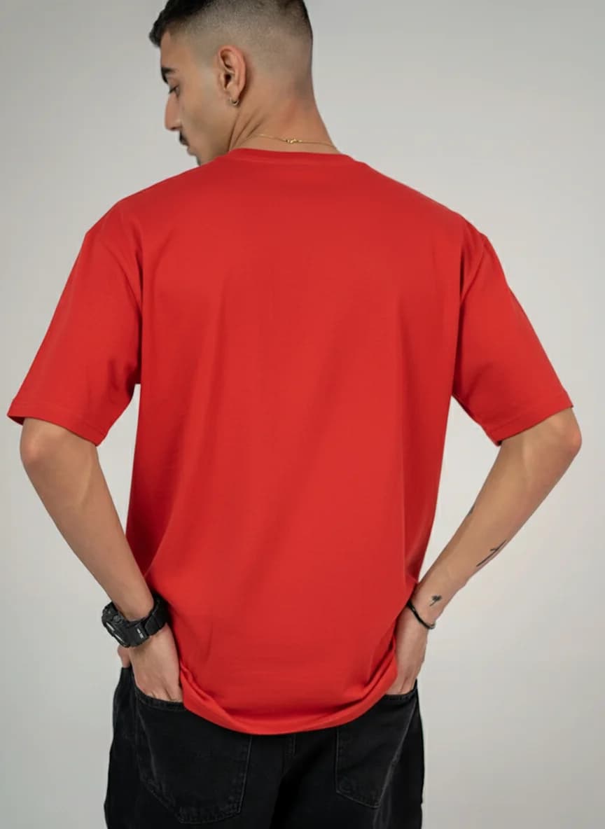 تیشرت Neromoda red 2 – نمای پشت