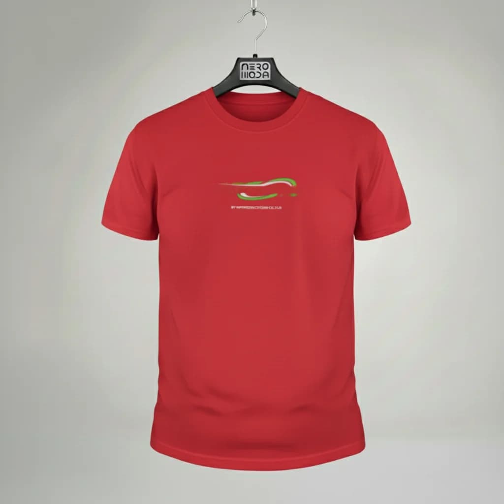 تیشرت Neromoda red – نمای پشت