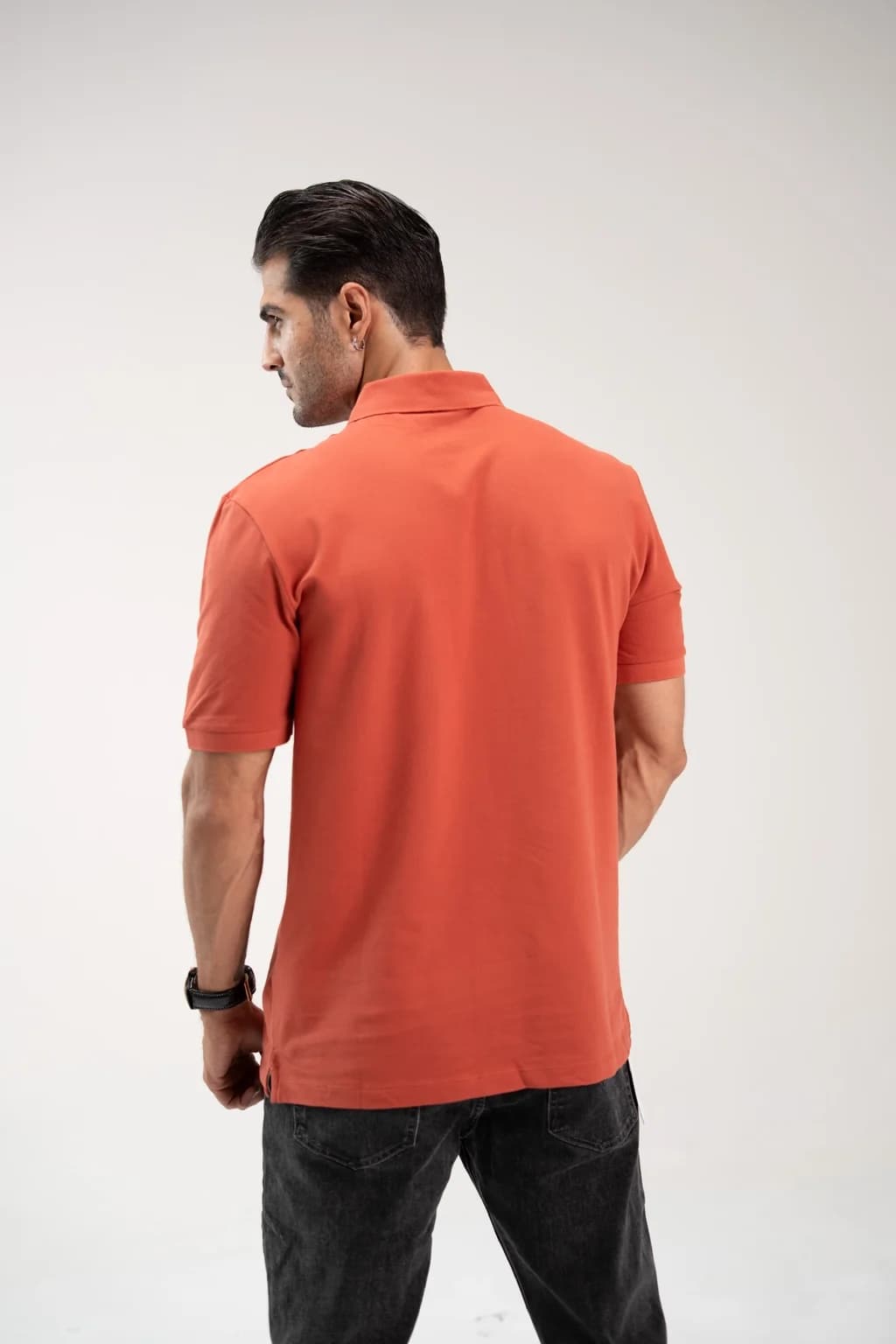 تیشرت timberland orange 2 – نمای پشت