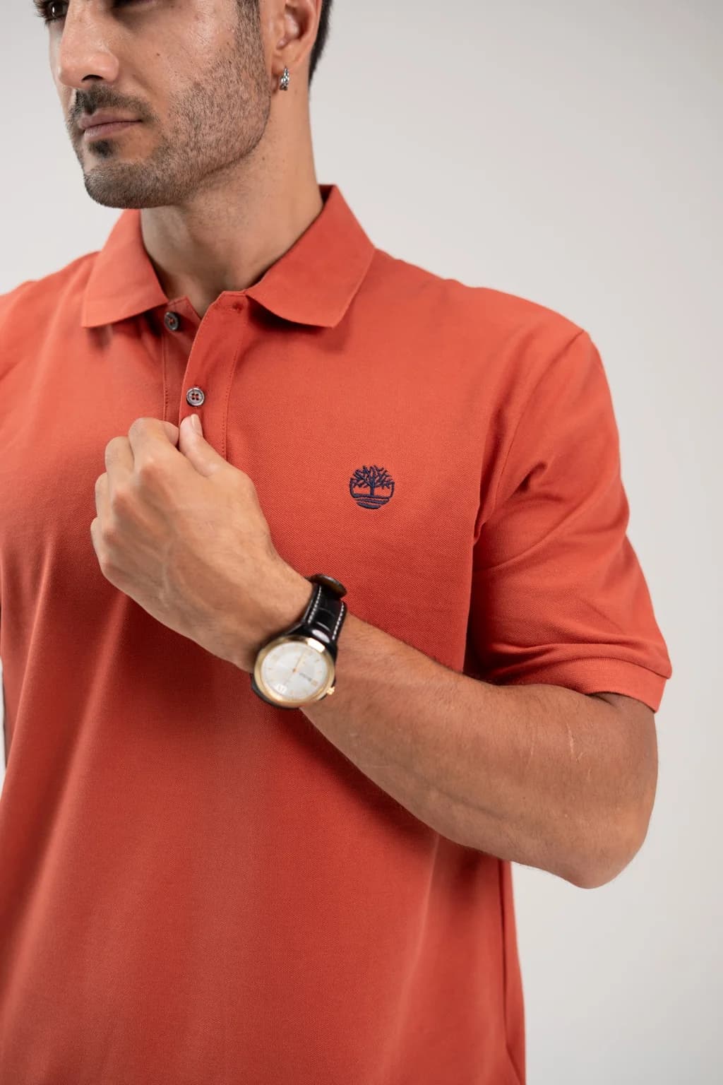 تیشرت timberland orange 2 – نمای جلو