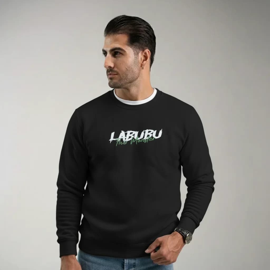 محصول Labubu Black Sweatshirt 2