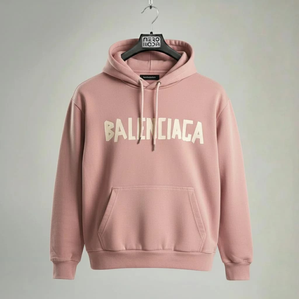 هودی بالنسیاگا اورسایز سفید (Balenciaga)