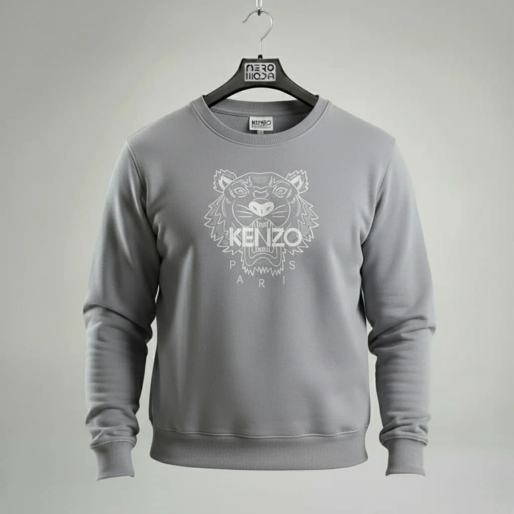 محصول Kenzo Tiger Sweatshirt طوسی – نمای جلو
