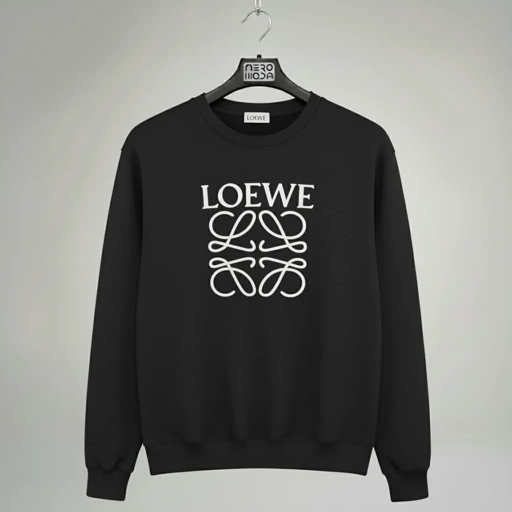 سویشرت Loewe مشکی – نمای آویز
