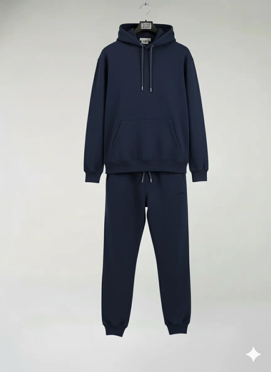 محصول Neromoda Hoodie Sweat Set سرمهای – نمای جلو