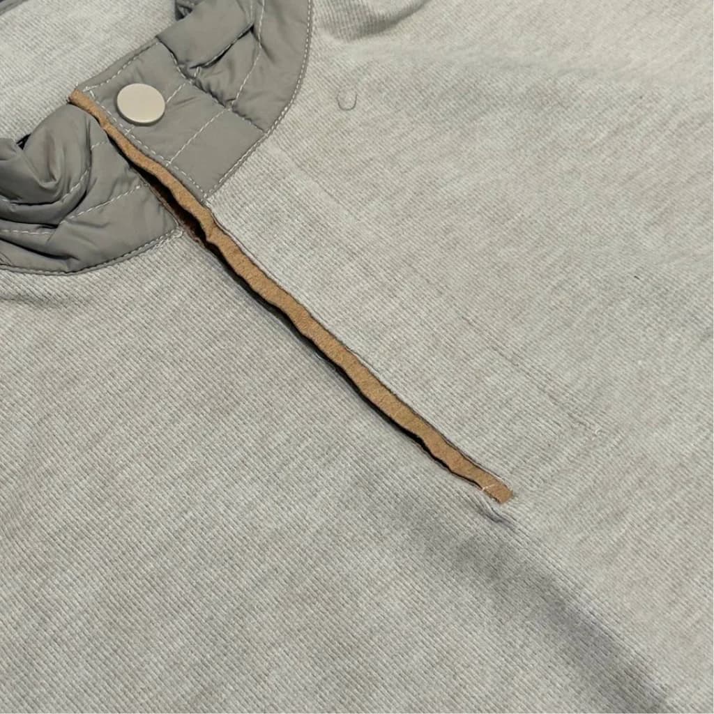 محصول Neromoda Quarter Zip Sweatshirt Detail Collar EBP طوسی