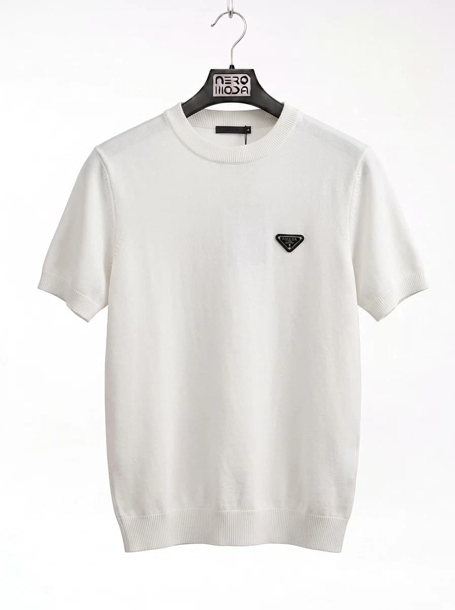 تی شرت بافت یقه گرد PRADA 16046